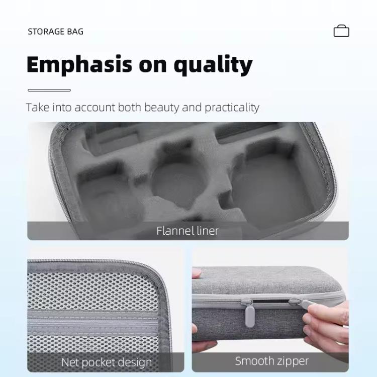 For Insta360 GO 3 / GO 3S BRDRC Portable Storage Box Case (Grey) - free shipping - PMC TechLife - Order now!