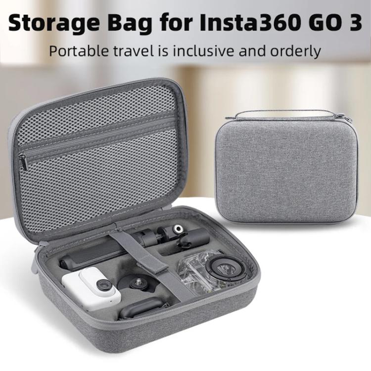 For Insta360 GO 3 / GO 3S BRDRC Portable Storage Box Case (Grey) - free shipping - PMC TechLife - Order now!