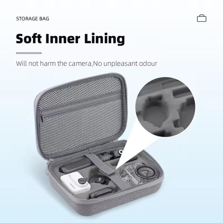 For Insta360 GO 3 / GO 3S BRDRC Portable Storage Box Case (Grey) - free shipping - PMC TechLife - Order now!