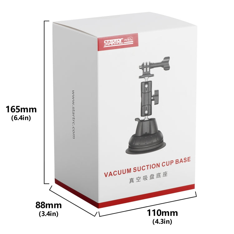 STARTRC Suction Cup Holder Bracket with Phone Clamp (Black) - free shipping - PMC TechLife - Order now!