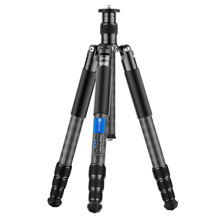 BEXIN W-334C Portable DSLR Camera 2 in 1 Carbon Fiber Tripod Detachable Monopod (Black) - free shipping - PMC TechLife - Order now!