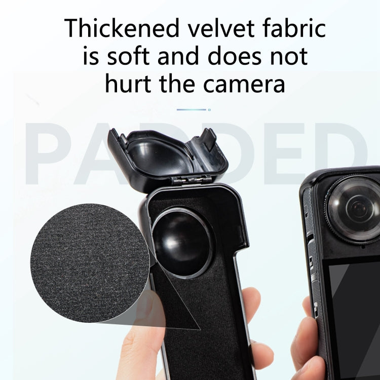 For Insta360 X5 / X4 Screen Lens Protective Cover (Black) - free shipping - PMc TechLife - Order now!