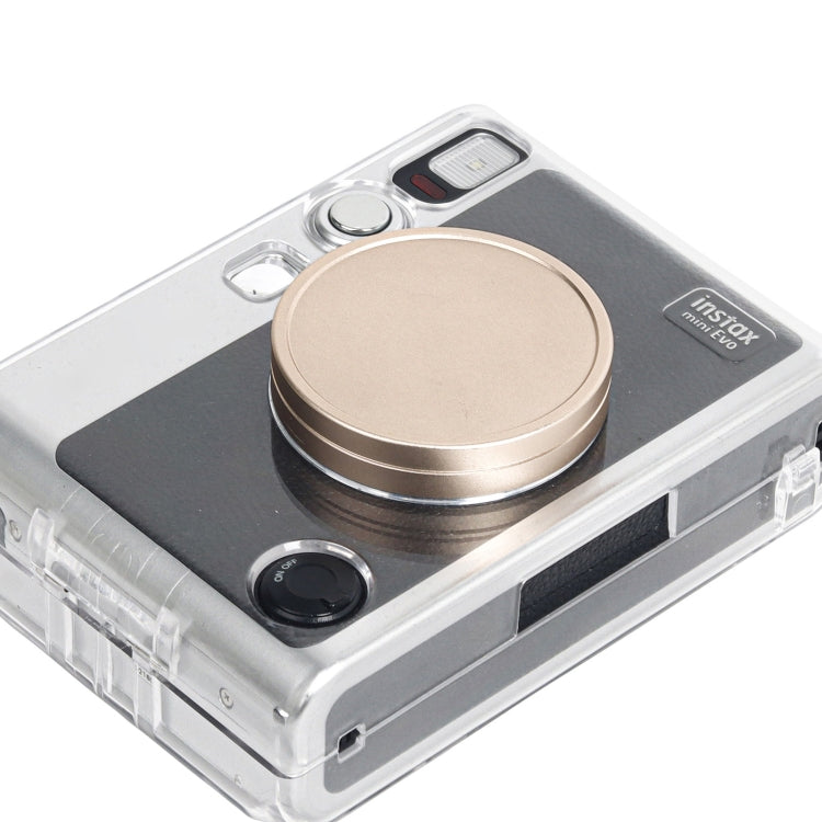 For FUJIFILM Instax mini EVO Camera Lens Cap Aluminum Alloy Protective Cover (Black) - Lens Cap by PMC TechLife | Online Shopping South Africa | PMC TechLife | Buy Now Pay Later Mobicred
