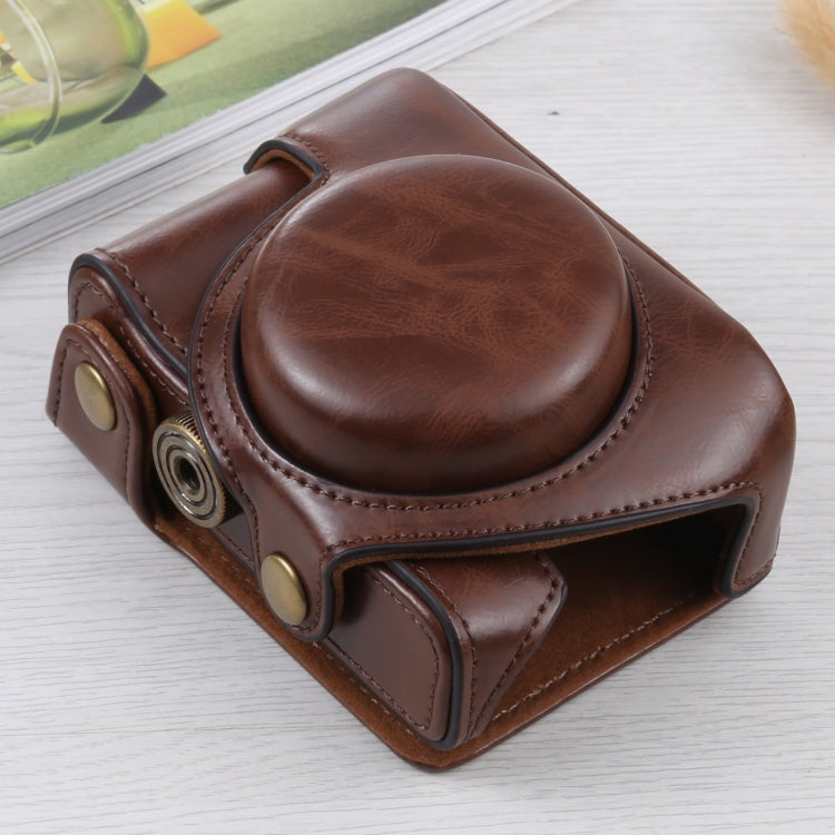 Full Body Camera PU Leather Case Bag for Sony ZV-1(Coffee) - free shipping - PMC TechLife - Order now!