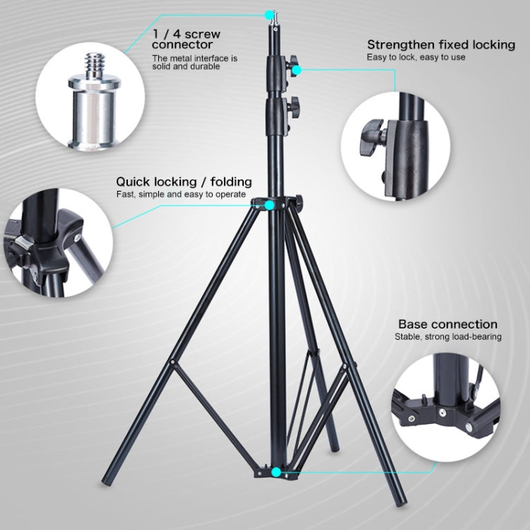 TRIOPO 2.8m Height Professional Photography Metal Lighting Stand Holder for Studio Flash Light - free shipping - PMC TechLife - Order now!