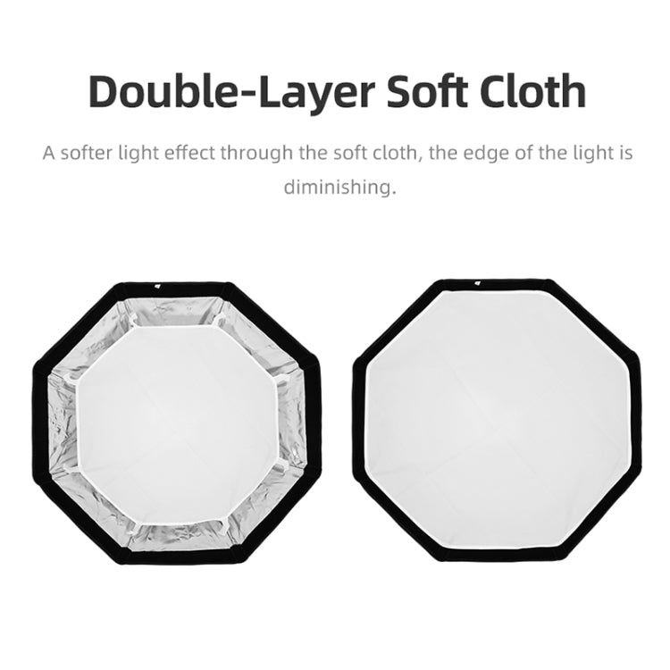 TRIOPO K65 65cm Speedlite Flash Octagon Parabolic Softbox Bowens Mount Diffuser for Speedlite - free shipping - PMC TechLife - Order now!