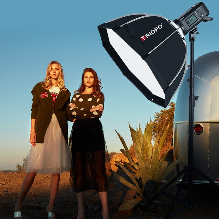 TRIOPO K90 90cm Speedlite Flash Octagon Parabolic Softbox Bowens Mount Diffuser for Speedlite - free shipping - PMC TechLife - Order now!