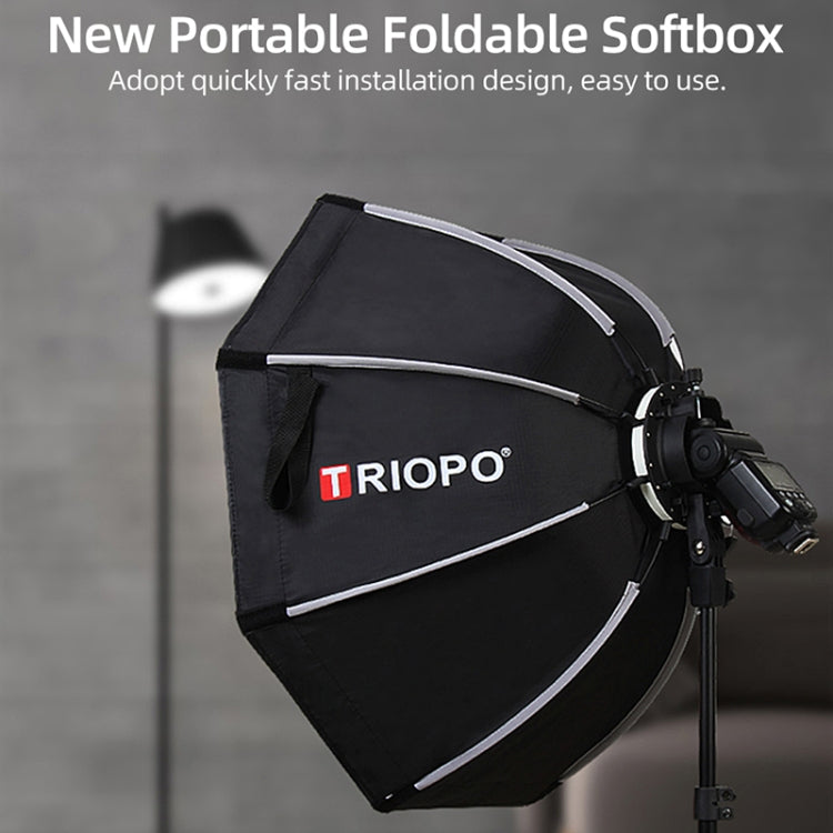 TRIOPO KX65 65cm Dome Speedlite Flash Octagon Parabolic Softbox Diffuser for Speedlite - free shipping - PMC TechLife - Order now!