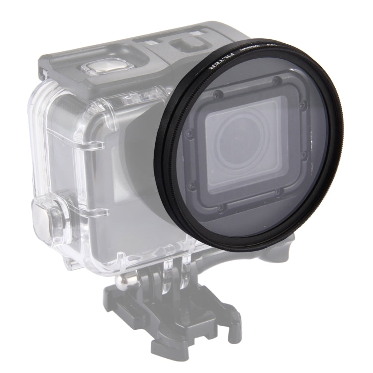 58mm 3 in 1 Round Circle UV Lens Filter with Cap for GoPro HERO7 Black/6 /5 - free shipping - PMC TechLife - Order now!