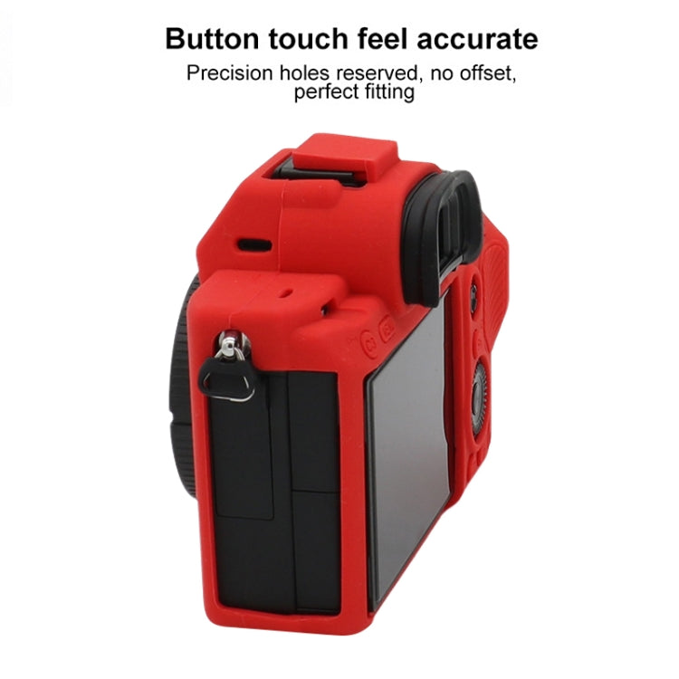 For Sony A7 III / ILCE-7M3 / A7R III Soft Silicone Protective Case(Red) - Protective Case by PMC TechLife | Online Shopping South Africa | PMC TechLife | Buy Now Pay Later Mobicred