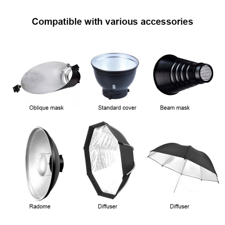 TRIOPO Oubao TTR400W Studio Flash with E27 150W Light Bulb - free shipping - PMC TechLife - Order now!