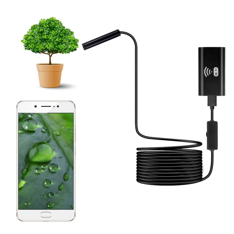 F99 HD Mobile Phone Endoscope, 8mm Waterproof Pipe Endoscope, Wifi Version, Flexible Cord, Length: 10m (Black) - free shipping - PMC Jewellery - Order now!
