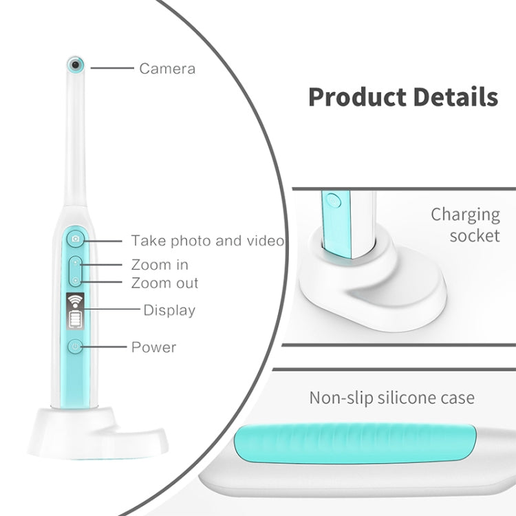 i401 2.0MP HD Camera Wireless Dental Inspection Endoscope with 8 Adjustable LEDs, IP67 Waterproof -  by PMC Jewellery | Online Shopping South Africa | PMC Jewellery | Buy Now Pay Later Mobicred