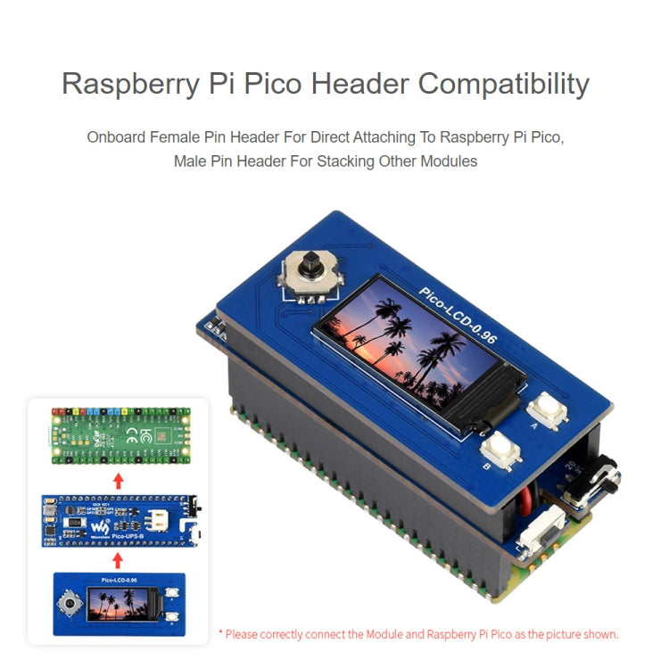 Waveshare UPS Module Uninterruptible Power Supply 600mAh Li-Po Battery Module Stackable Board for Raspberry Pi Pico - Modules Expansions Accessories by WAVESHARE | Online Shopping South Africa | PMC Jewellery | Buy Now Pay Later Mobicred