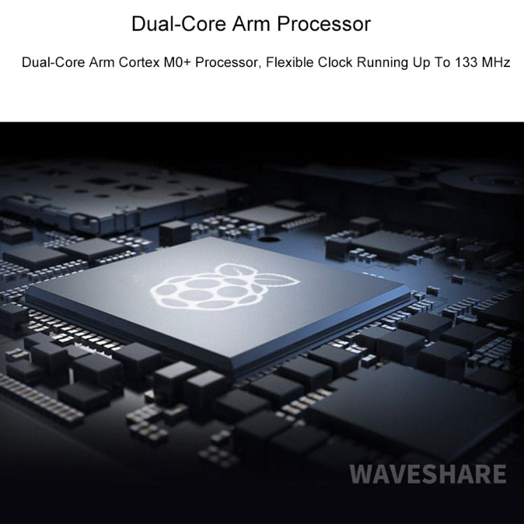 Waveshare RP2040-Plus Pico-like MCU Board Based on Raspberry Pi MCU RP2040, without Pinheader - free shipping - PMC TechLife - Order now!