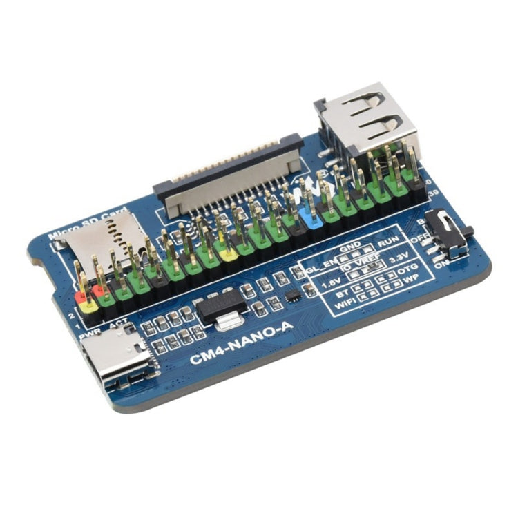 Waveshare Nano Base Board A for Raspberry Pi CM4 - Modules Expansions Accessories by PMC TechLife | Online Shopping South Africa | PMC TechLife | Buy Now Pay Later Mobicred