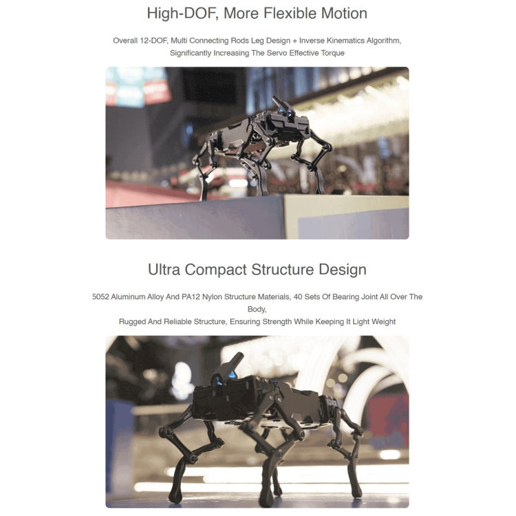 Waveshare WAVEGO 12-DOF Bionic Dog-Like Robot, Extension Pack(UK Plug) - free shipping - PMC Jewellery - Order now!