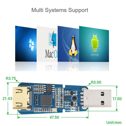 Waveshare USB Port High Definition HDMI Video Capture Card for Gaming / Streaming / Cameras - Modules Expansions Accessories by WAVESHARE | Online Shopping South Africa | PMC Jewellery | Buy Now Pay Later Mobicred