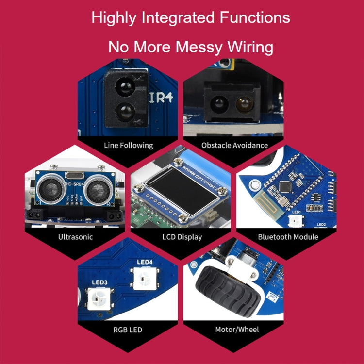Waveshare PicoGo Mobile Robot, Based on Raspberry Pi Pico, Self Driving, Remote Control(US Plug) - free shipping - PMC TechLife - Order now!