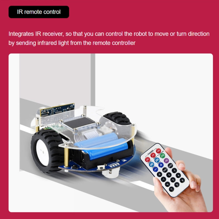 Waveshare PicoGo Mobile Robot, Based on Raspberry Pi Pico, Self Driving, Remote Control(EU Plug) - free shipping - PMC TechLife - Order now!