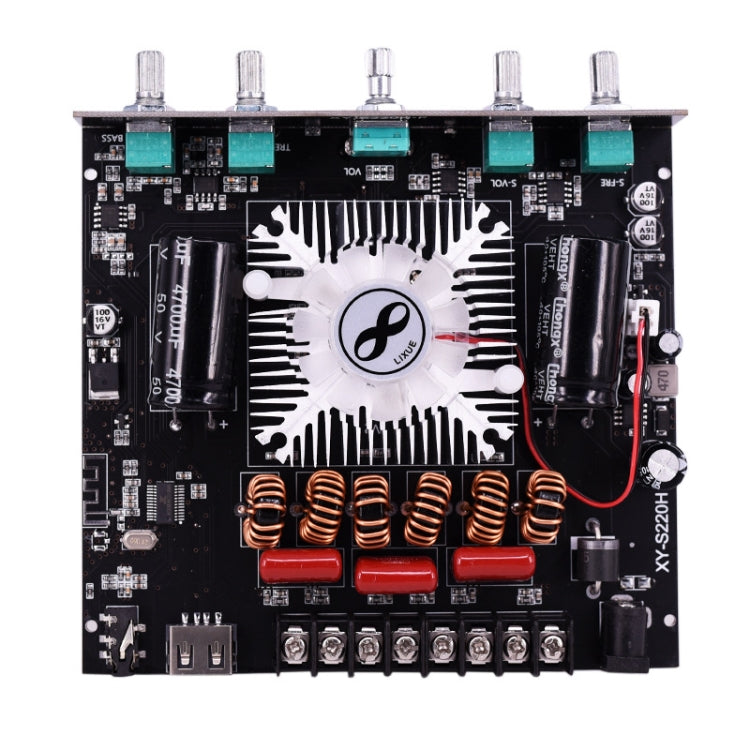 TPA7498e Power Amplifier Board Bluetooth Module Stereo 2.1 Audio Treble and Bass Control Subwoofer - Breadboard / Amplifier Board by PMC Jewellery | Online Shopping South Africa | PMC Jewellery | Buy Now Pay Later Mobicred