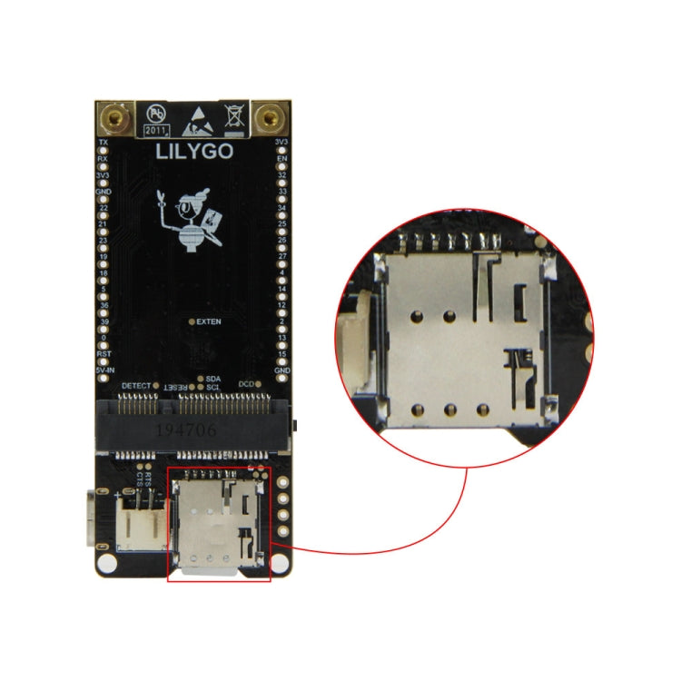 TTGO T-PCIE ESP32-WROVER-B AXP192 Chip WiFi Bluetooth Nano Card SIM Series Module 16MB Hardware Composable Development Board - free shipping - PMC Jewellery - Order now!