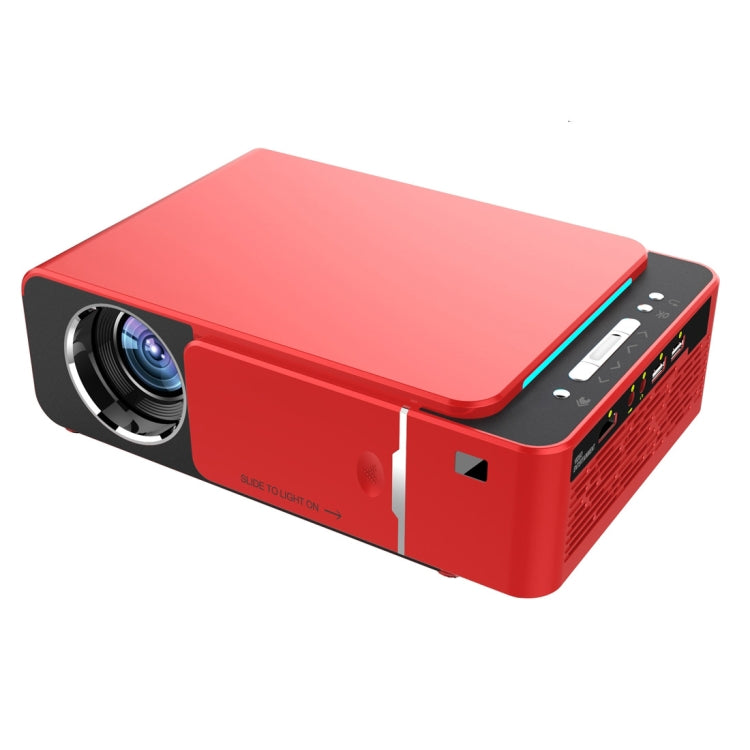 T6 3500ANSI Lumens 1080P LCD Mini Theater Projector, Standard Version, US Plug(Red) - LED Projector by PMC Jewellery | Online Shopping South Africa | PMC Jewellery | Buy Now Pay Later Mobicred