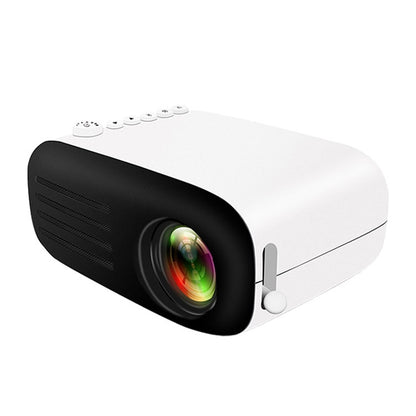 YG200 Portable LED Pocket Mini Projector AV SD HDMI Video Movie Game Home Theater Video Projector(Black and White) - LED Projector by PMC Jewellery | Online Shopping South Africa | PMC Jewellery | Buy Now Pay Later Mobicred