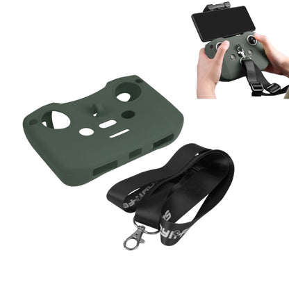 Sunnylife AIR2-Q9290 Remote Control Silicone Protective Case with lanyard for DJI Mavic Air 2 (Army Green) - Others by Sunnylife | Online Shopping South Africa | PMC Jewellery | Buy Now Pay Later Mobicred