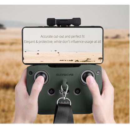 Sunnylife AIR2-Q9290 Remote Control Silicone Protective Case with lanyard for DJI Mavic Air 2 (Black) - Others by Sunnylife | Online Shopping South Africa | PMC Jewellery | Buy Now Pay Later Mobicred