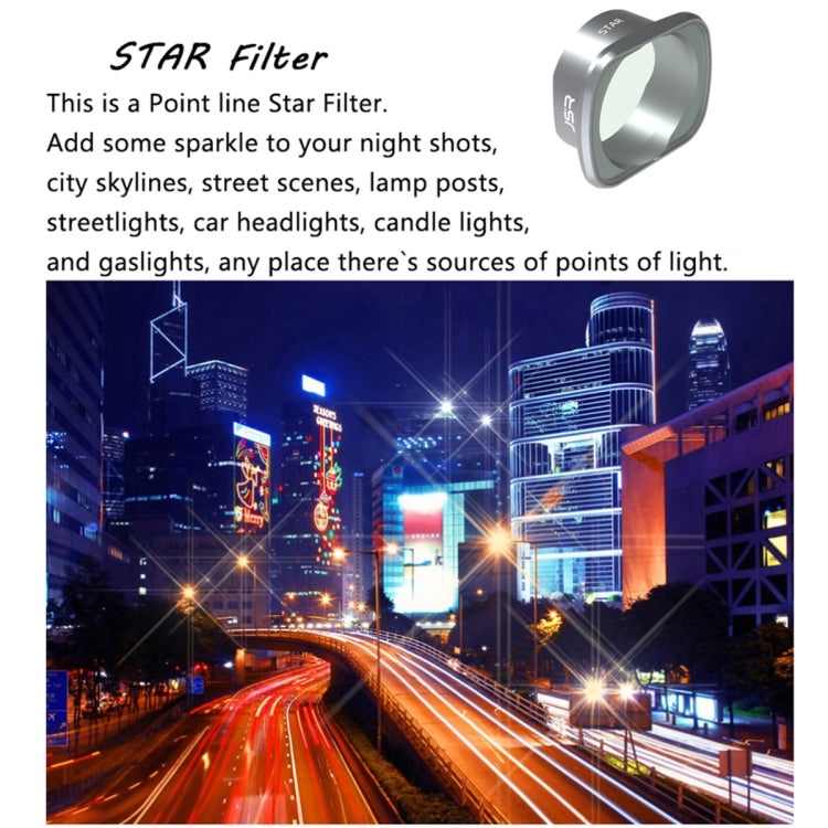 JSR STAR Effect Lens Filter for DJI FPV, Aluminum Alloy Frame - Lens Accessories by JSR | Online Shopping South Africa | PMC TechLife | Buy Now Pay Later Mobicred