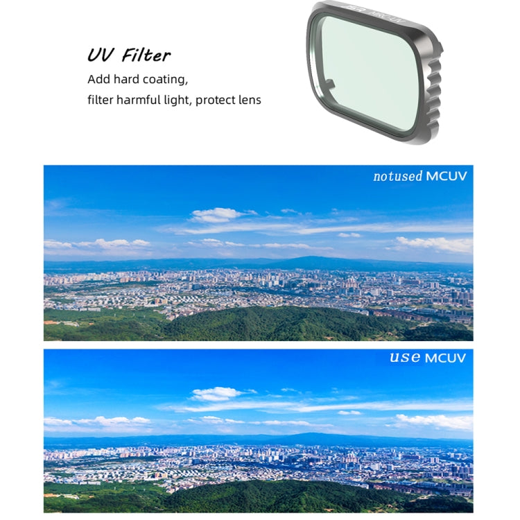 JSR KS MCUV Lens Filter for DJI Air 2S, Aluminum Frame - Mavic Lens Filter by JSR | Online Shopping South Africa | PMC Jewellery | Buy Now Pay Later Mobicred