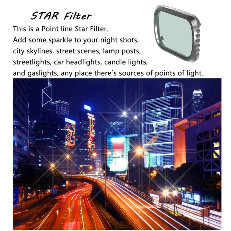 JSR KS STAR Effect  Lens Filter for DJI Air 2S, Aluminum Frame - Lens Filter by JSR | Online Shopping South Africa | PMC Jewellery | Buy Now Pay Later Mobicred