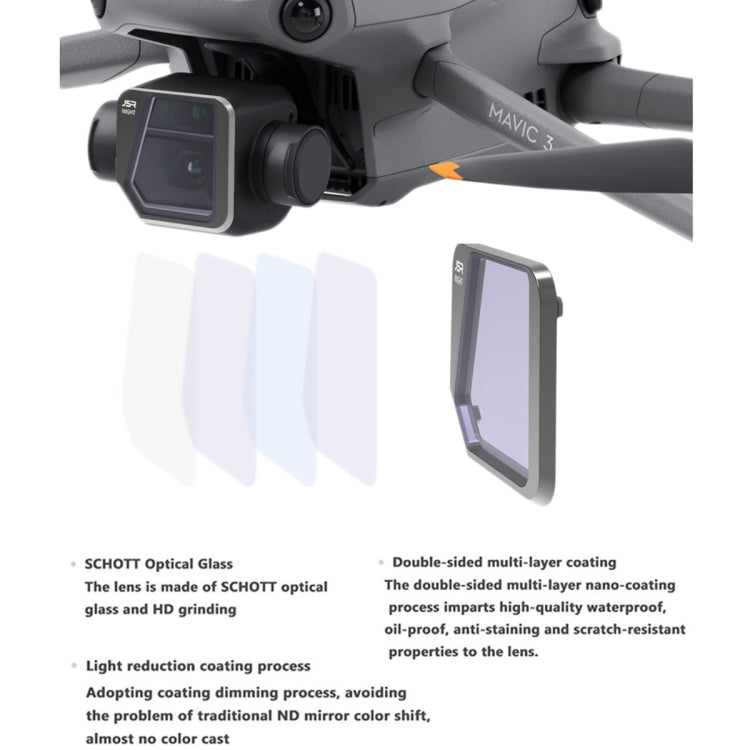 JSR Drone CPL Lens Filter for DJI Mavic 3 - Lens Filter by JSR | Online Shopping South Africa | PMC TechLife | Buy Now Pay Later Mobicred