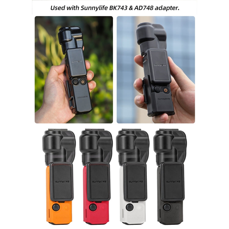 For DJI OSMO Pocket 3 Sunnylife Integrated Gimbal Cover Camera Protector (Black) - Mount & Holder by Sunnylife | Online Shopping South Africa | PMC TechLife | Buy Now Pay Later Mobicred