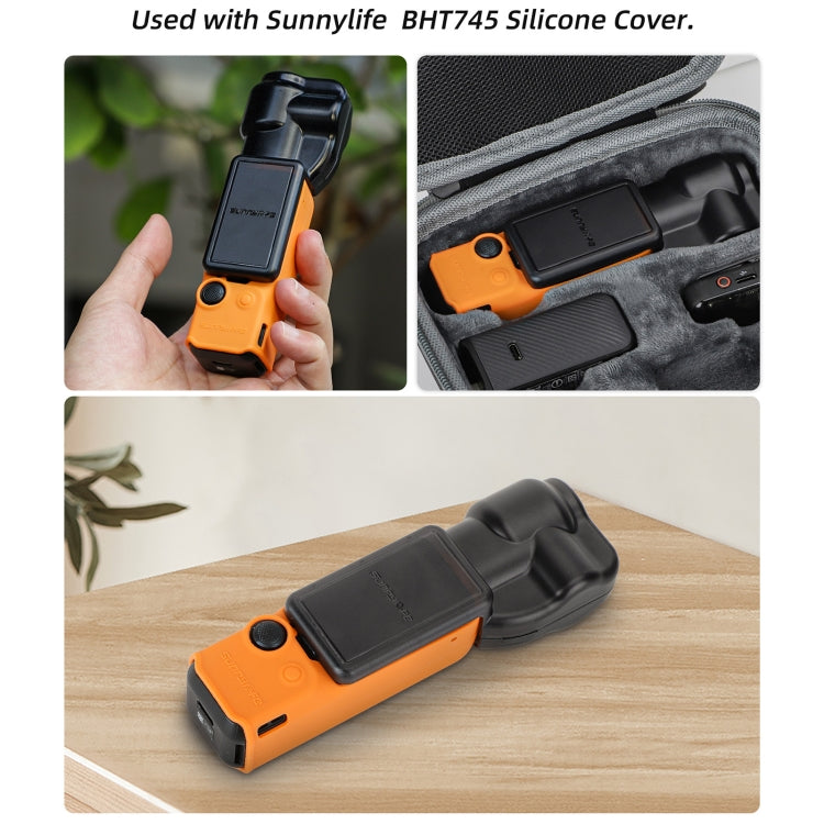 For DJI OSMO Pocket 3 Sunnylife Integrated Gimbal Cover Camera Protector (Black) - Mount & Holder by Sunnylife | Online Shopping South Africa | PMC TechLife | Buy Now Pay Later Mobicred