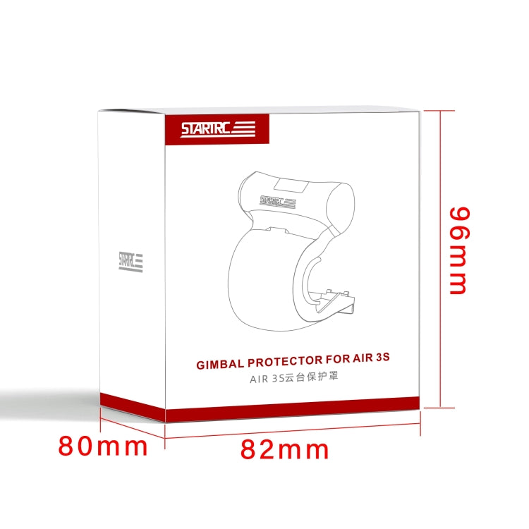 For DJI Air 3S STARTRC Lens Protective Cover Gimbal Cover (Transparent Black) - free shipping - PMC TechLife - Order now!