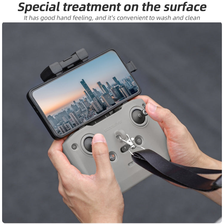 For DJI Neo / Mini 4 Pro / RC-N3 / RC-N2 / RC-N1 Sunnylife Controller Protective Cover Silicone Case with Neck Strap (Orange) - free shipping - PMC TechLife - Order now!