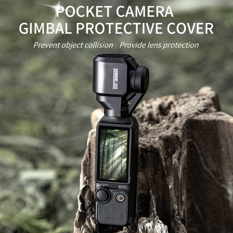 For DJI OSMO Pocket 3 STARTRC 2 in 1 Gimbal Camera Lens Cover Sunshade (Black) - Lens Accessories by STARTRC | Online Shopping South Africa | PMC Jewellery | Buy Now Pay Later Mobicred