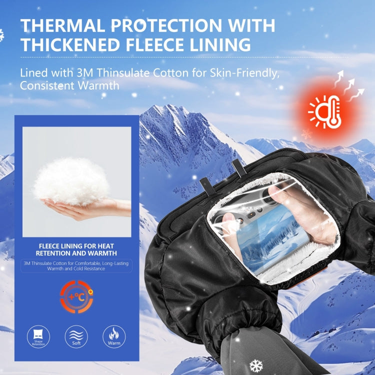 STARTRC Universal Drone Remote Control Winter Warm Gloves (Black) - free shipping - PMC TechLife - Order now!
