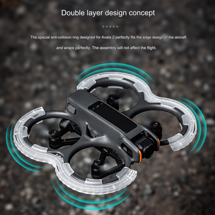 For DJI Avata 2 STARTRC Central Control TPU Protective Guard Anti-collision Ring Cover (Transparent) - free shipping - PMC TechLife - Order now!