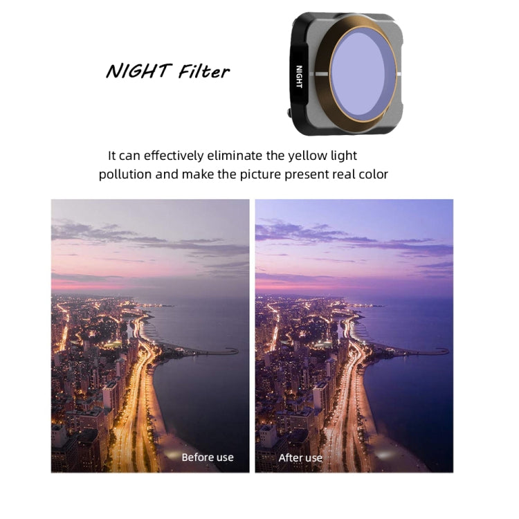 JSR Drone 8 in 1 UV+CPL+ND8+ND16+ND32+ND64+NIGHT+STAR Lens Filter for DJI MAVIC Air 2 - Mavic Lens Filter by JSR | Online Shopping South Africa | PMC Jewellery | Buy Now Pay Later Mobicred