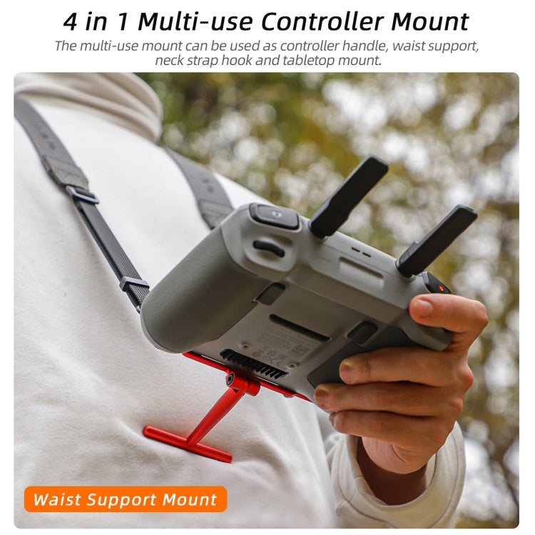 For DJI RC 2 / 1 Sunnylife ZJ764 Controller Handle Waist Support Tabletop Mount Neck Strap Hook Hanger Bracket (Black) - free shipping - PMC TechLife - Order now!