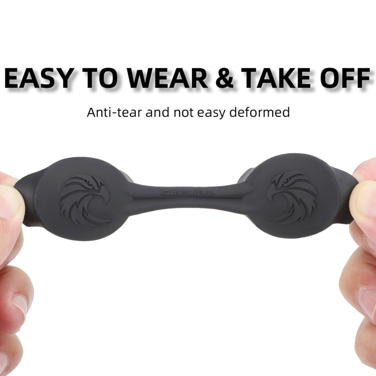 For DJI Goggles 2 / Goggles 3 Lens Cover Dust-proof VR Lens Silicone Case Soft Protector (Black) - Cases & Bags by Sunnylife | Online Shopping South Africa | PMC TechLife | Buy Now Pay Later Mobicred