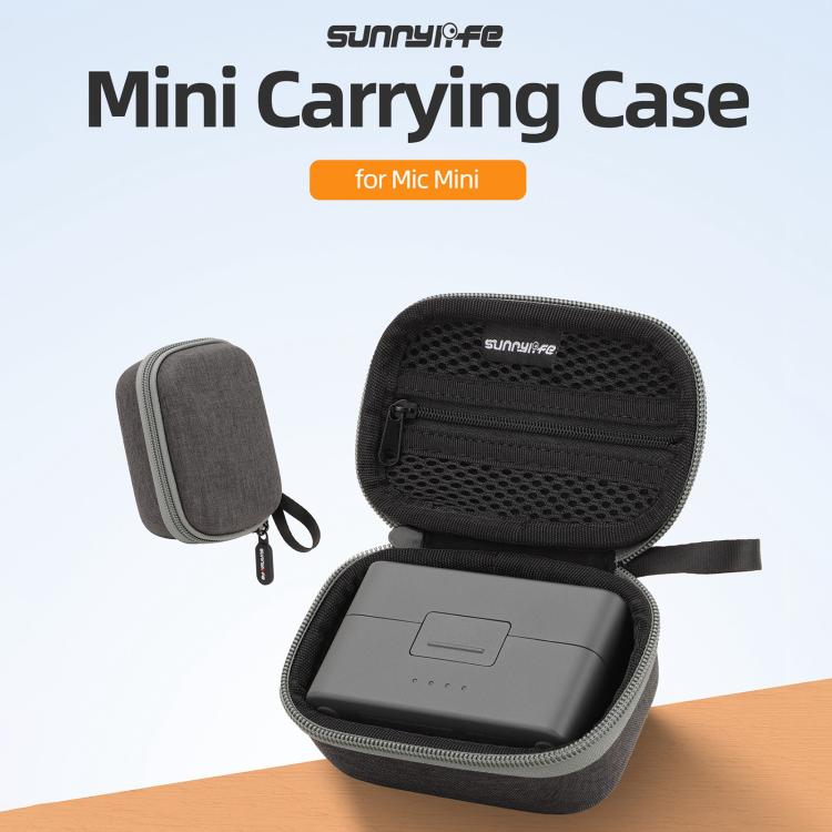 For DJI Mic Mini Sunnylife Portable Protective Box Storage Bag (Black) - free shipping - PMC TechLife - Order now!