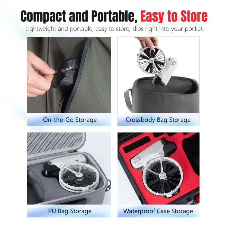 For DJI Flip STARTRC Lens Protective Cover Gimbal Cover (Transparent Black) - free shipping - PMC TechLife - Order now!