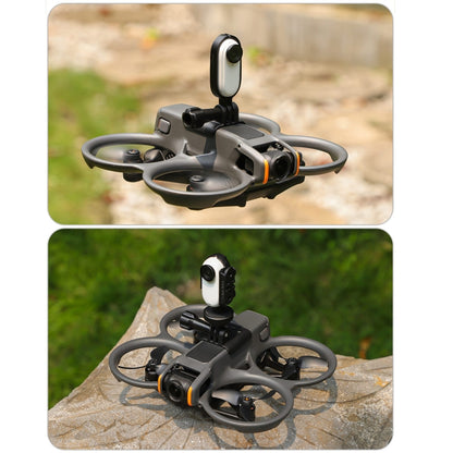 For DJI Avata 2 Sunnylife Action Camera Holder Mount Drone Light Bracket (Black) -  by Sunnylife | Online Shopping South Africa | PMC Jewellery | Buy Now Pay Later Mobicred