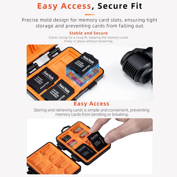 STARTRC V1 Flash Card Box SD / TF Memory Card Storage Case For DJI (Black) - free shipping - PMC TechLife - Order now!