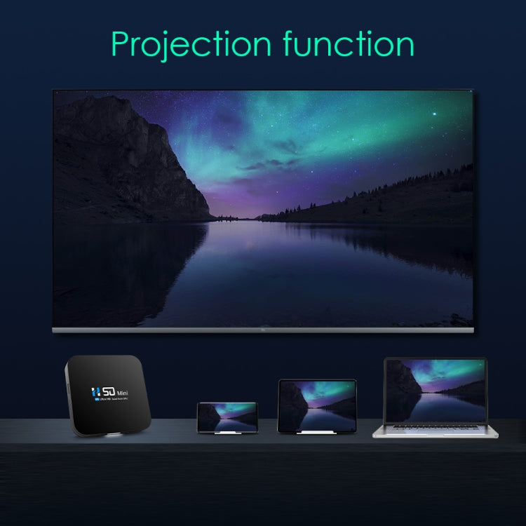 H50 Mini 4K Smart Network TV Box, Android 10.0, RK3318 Quad Core, 2GB+32GB, EU Plug - RK3318 by PMC TechLife | Online Shopping South Africa | PMC TechLife | Buy Now Pay Later Mobicred