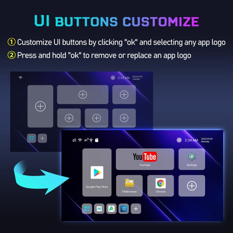 H96 Max 8K Ultra HD Smart TV Box Android 13.0 Media Player with Remote Control, RK3528 Quad-Core, 4GB+64GB(UK Plug) - RK3318 by PMC TechLife | Online Shopping South Africa | PMC TechLife